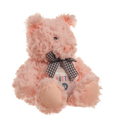 Pig With Bow Tie Snuggable Hottie