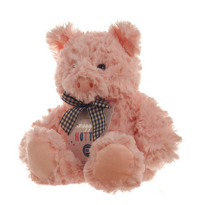 Pig With Bow Tie Snuggable Hottie