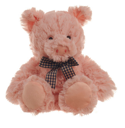 Pig With Bow Tie Snuggable Hottie