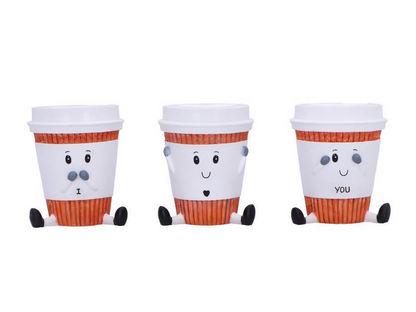Three Wise Coffee Cups