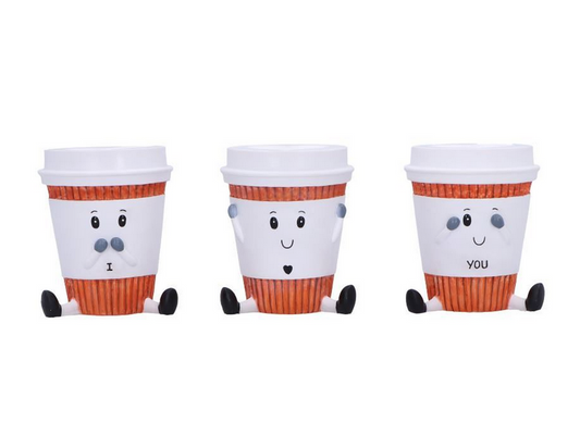 Three Wise Coffee Cups