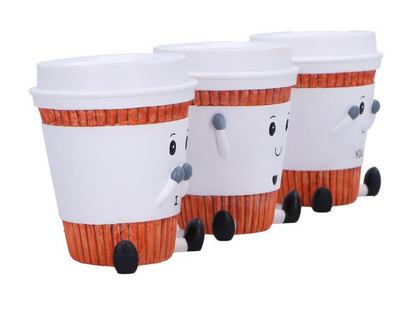 Three Wise Coffee Cups