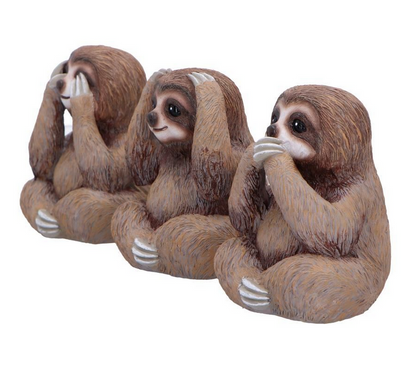 Three Wise Sloths