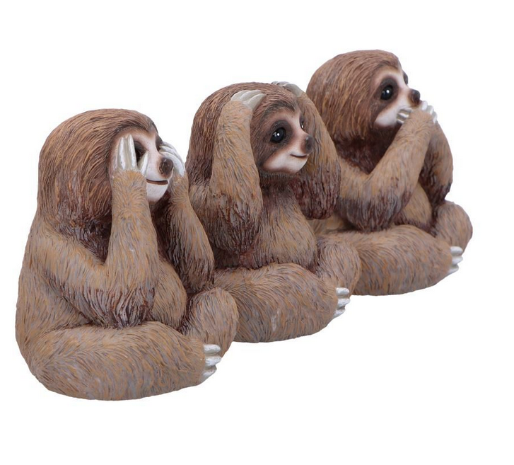 Three Wise Sloths