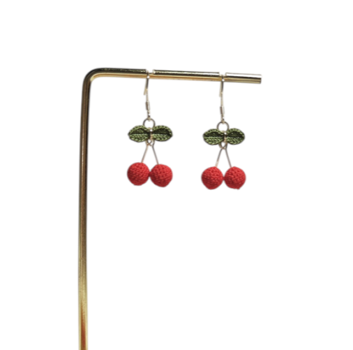 Miss Peachy Cherry Earrings