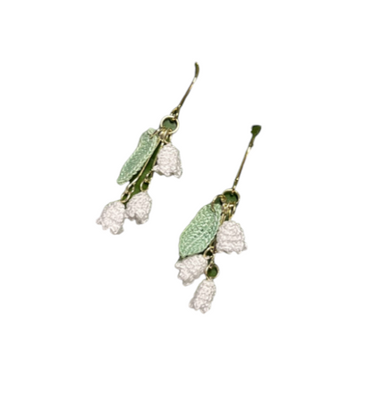 Miss Peachy Bell Flower Earrings - Short