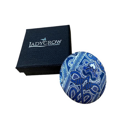 Blue Celtic Magnetic Brooch
