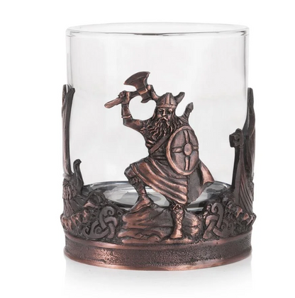 Chocolate Bronze Pewter Viking Tumbler