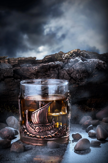 Chocolate Bronze Pewter Viking Tumbler