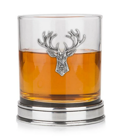 Pewter Stag Head Tumbler