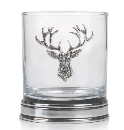 Pewter Stag Head Tumbler