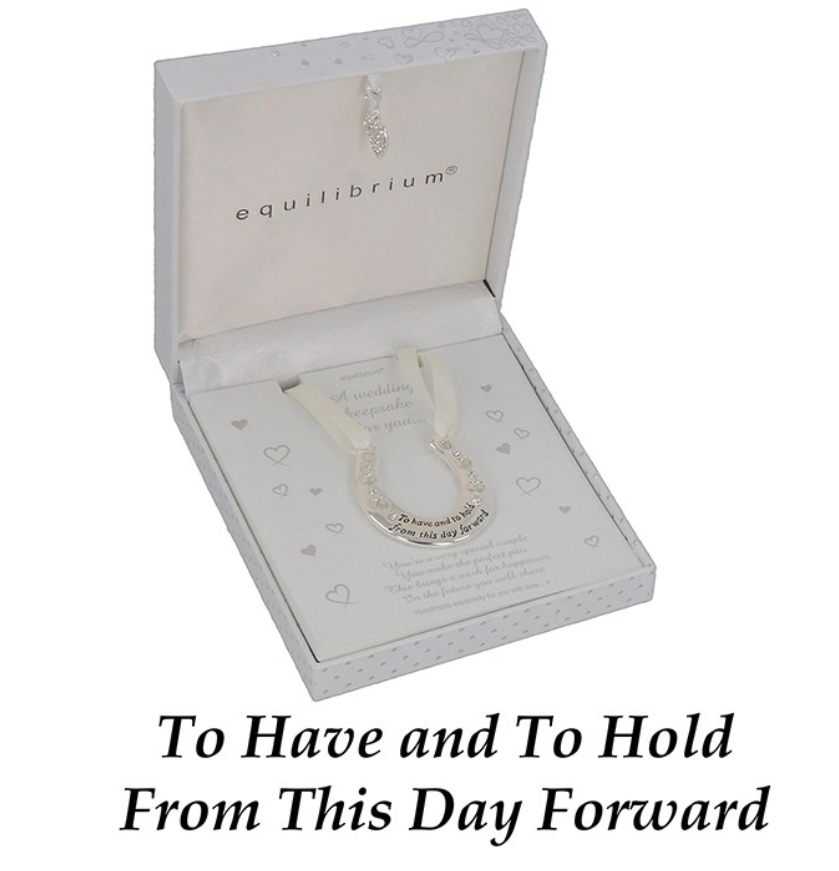 To Have And to Hold Wedding Horseshoe
