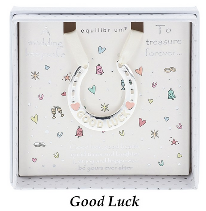 Good Luck Wedding Horseshoe
