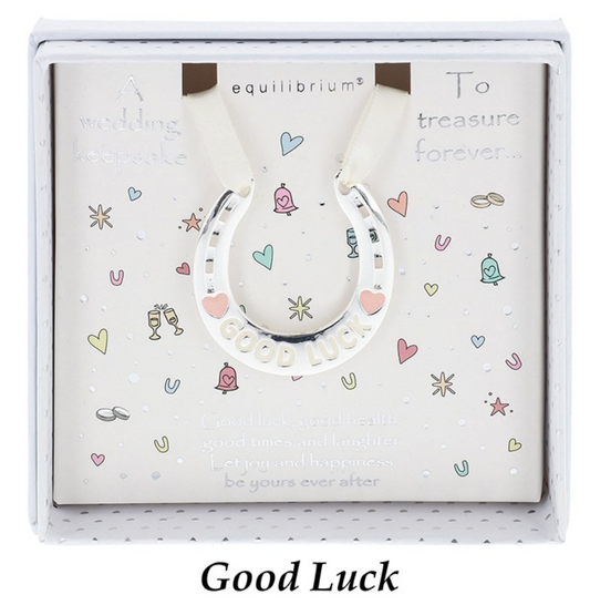 Good Luck Wedding Horseshoe