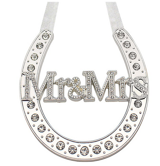 Mr And Mrs Wedding Horseshoe