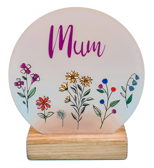 Mum Wildflower Moments Tealight Holder