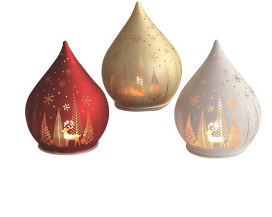 LED Glass Droplet - 12cm