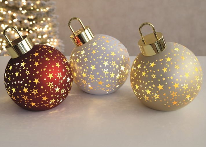 LED Christmas Baubles - 15cm