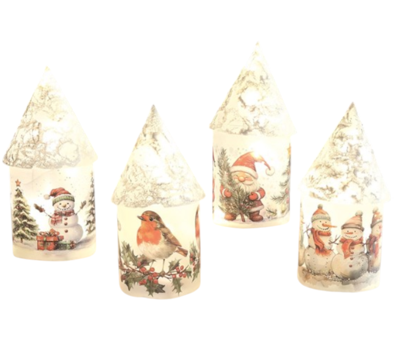 LED Frosted Glass Houses