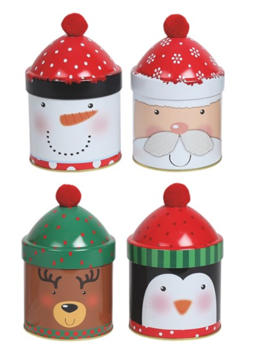 Novelty Christmas Candles 14cm - 4 Assorted