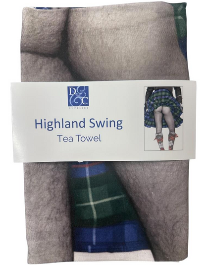 Highland Swing Cotton Tea Towel