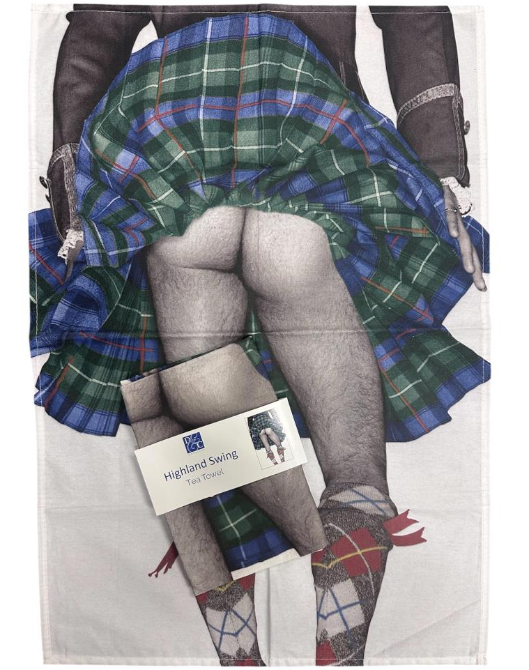 Highland Swing Cotton Tea Towel