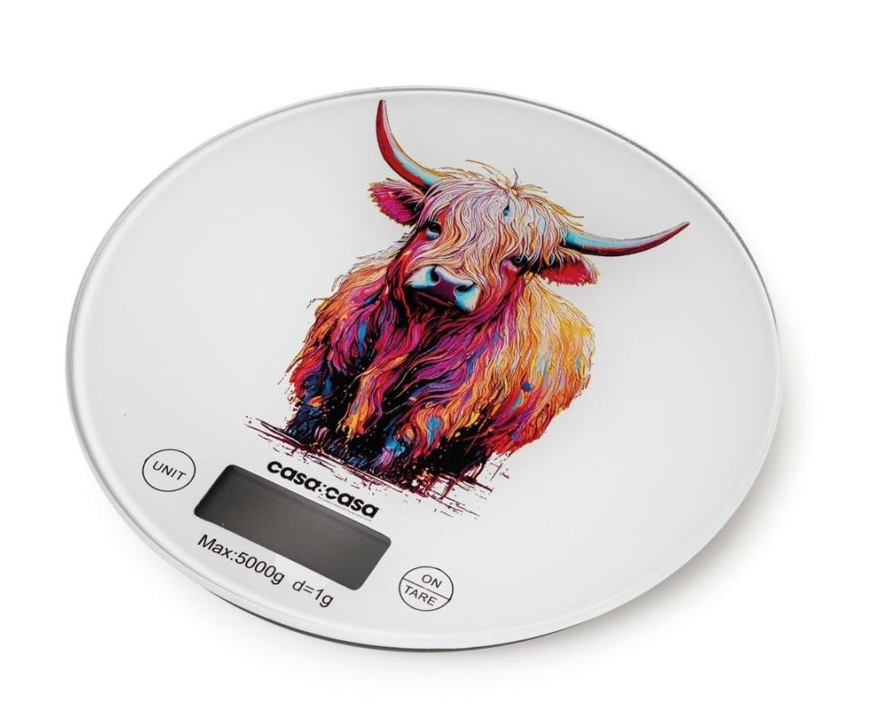 Highland Cow Kitchen Scales