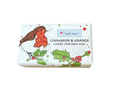 Scott Inness Scottish Soap Bar - Cinnamon And Orange