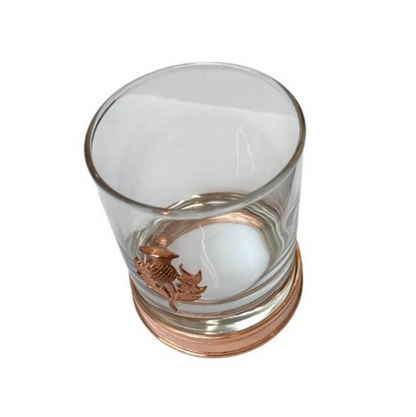 Copper Plated Scottish Thistle Tumbler