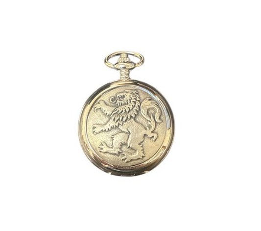 Matt Lion Rampant Mechanical Pocket Watch
