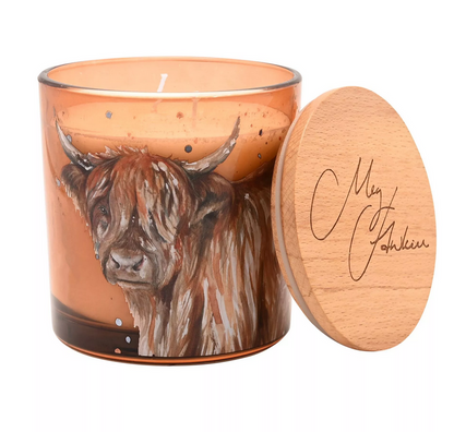 Apple Orchard Highland Cow Candle