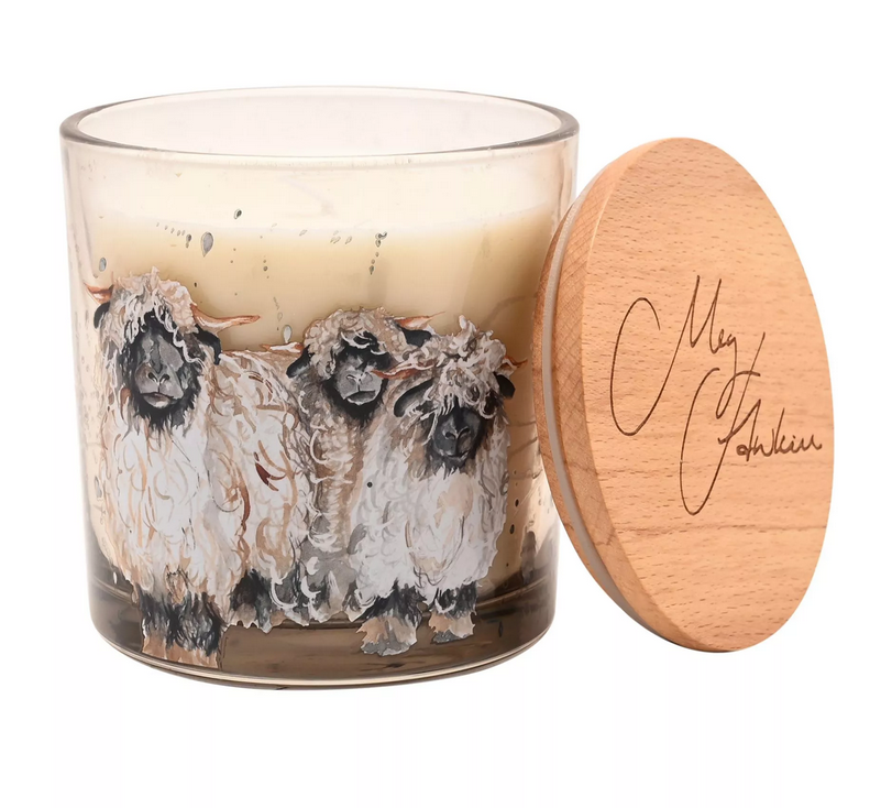 Soft Cotton & Cashmere Sheep Candle