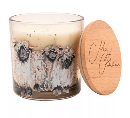 Soft Cotton & Cashmere Sheep Candle