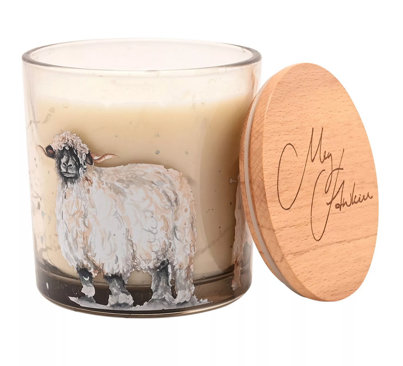 Soft Cotton & Cashmere Sheep Candle