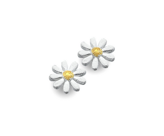 Daisy Domed Centre Stud Earring