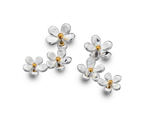 Trio Of Daisys Stud Earrings