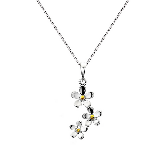 Trio Of Daisys Necklace