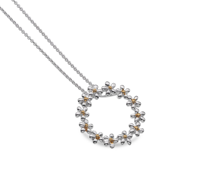Circular Daisy Necklace
