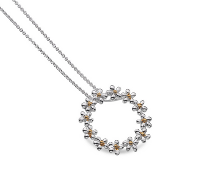 Circular Daisy Necklace