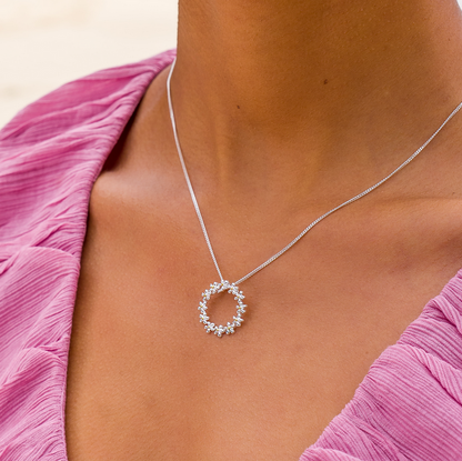 Circular Daisy Necklace