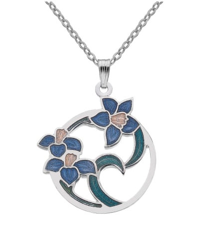 Flower And Leaves Necklace