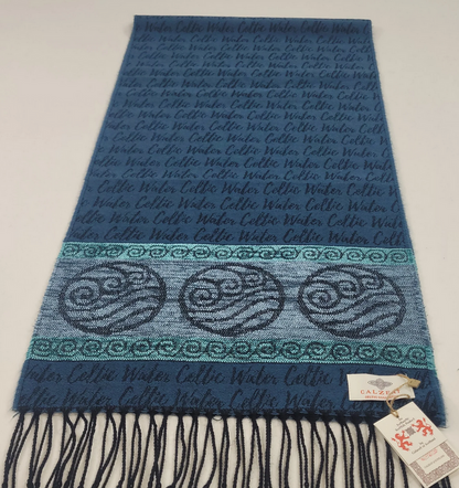 Water Elements Jacquard Wool Scarf