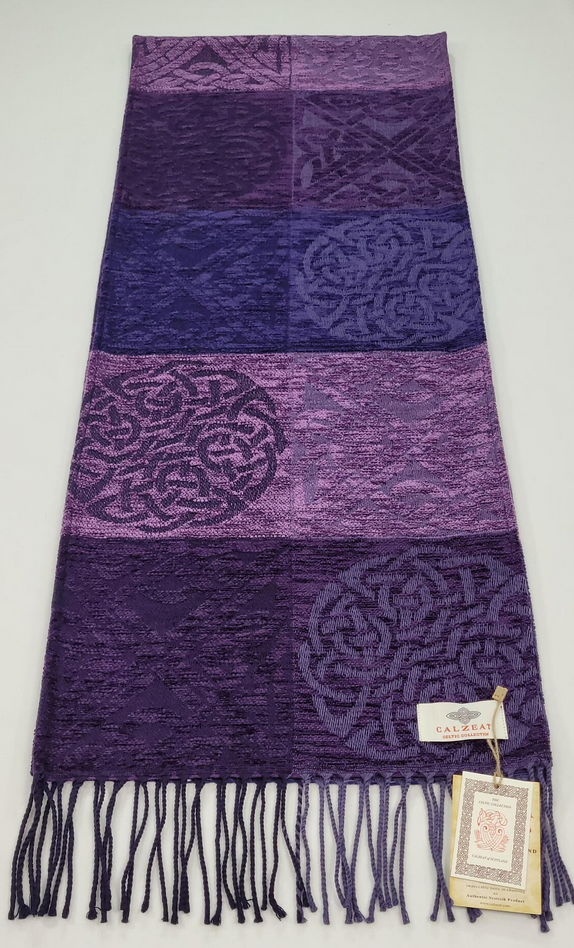 Celtic Knot Skye Jacquard Wool Wrap