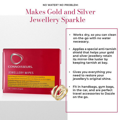 Connoisseurs Jewellery Wipes