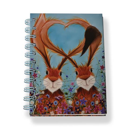 Hares In love A6 Notebook