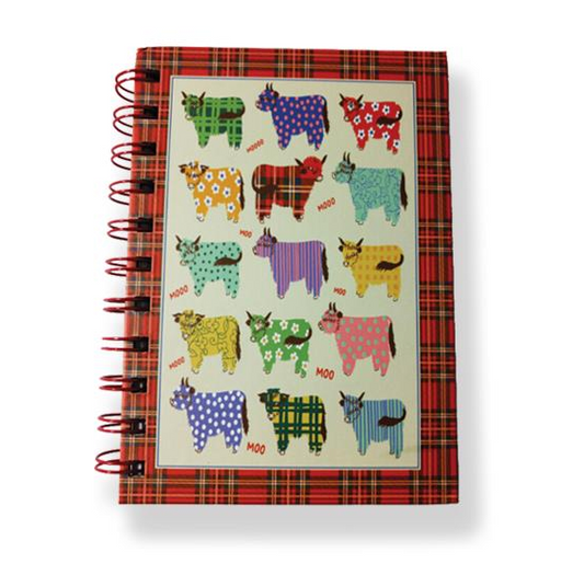 Tartan Multi Coo A6 Notebook