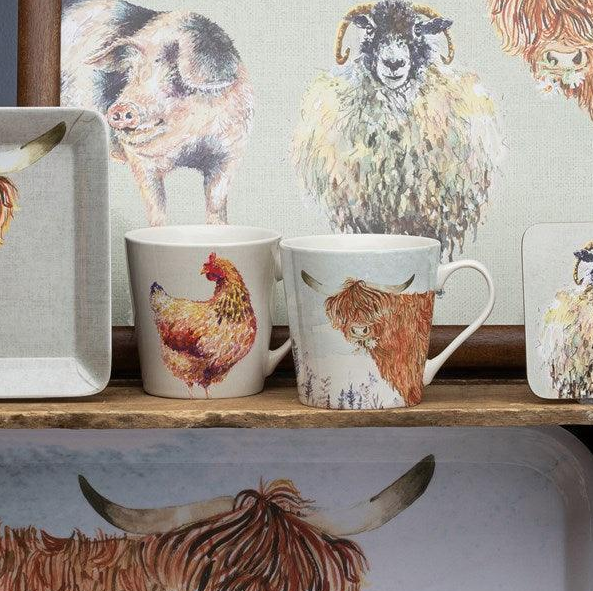 Country Life Chicken Mug