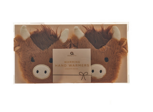 Highland Cow Reusable Gel Pack Hand Warmers