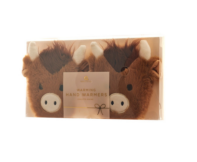 Highland Cow Reusable Gel Pack Hand Warmers