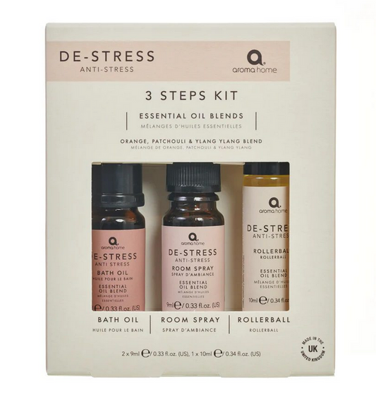3 Steps Essential Oil Sets - De Stress
